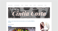 Desktop Screenshot of cintiacosta.com